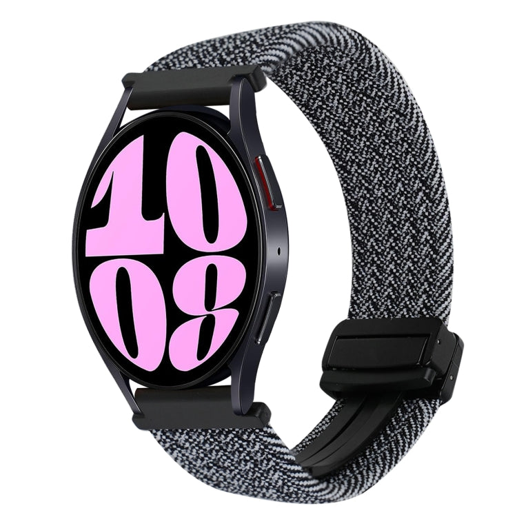 20mm Magnetische Schnalle geflochtenes Uhrenarmband, für Samsung Galaxy Watch 6, für Samsung Galaxy Watch 5