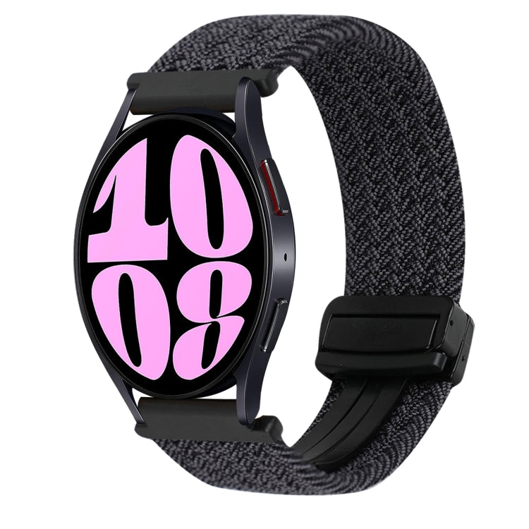 20mm Magnetische Schnalle geflochtenes Uhrenarmband, für Samsung Galaxy Watch 6, für Samsung Galaxy Watch 5