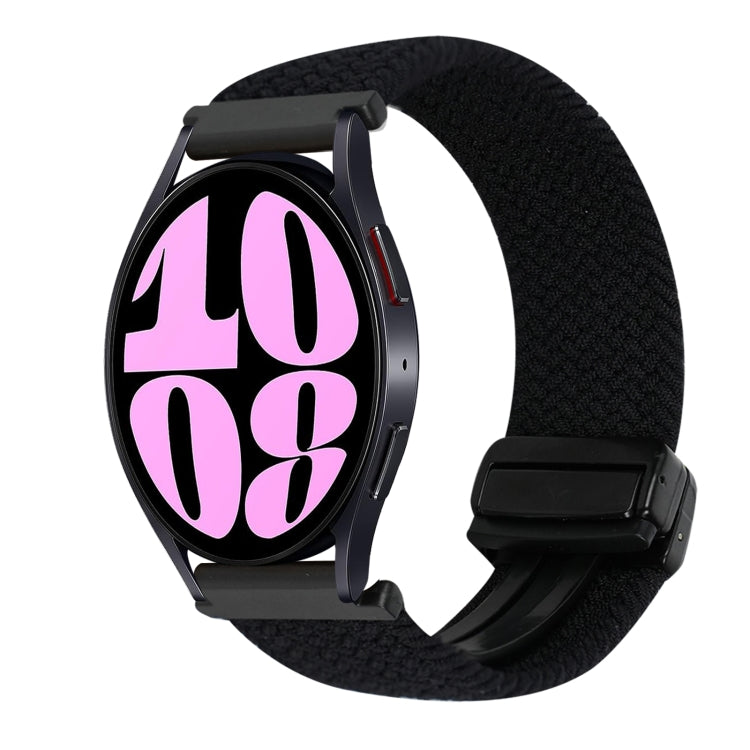 20mm Magnetische Schnalle geflochtenes Uhrenarmband, für Samsung Galaxy Watch 6, für Samsung Galaxy Watch 5