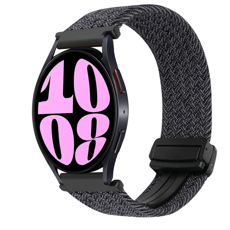 20mm Magnetische Schnalle geflochtenes Uhrenarmband, für Samsung Galaxy Watch 6, für Samsung Galaxy Watch 5
