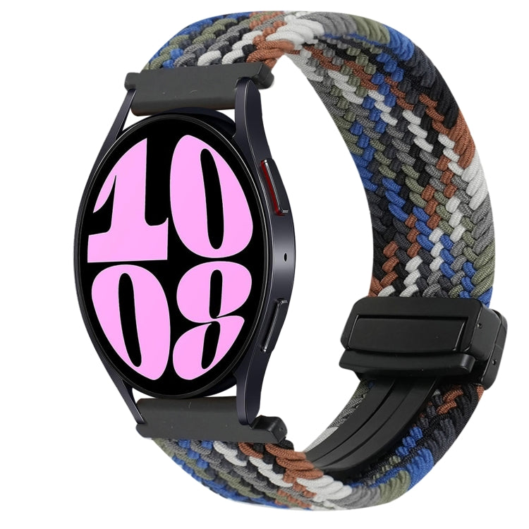 20mm Magnetische Schnalle geflochtenes Uhrenarmband, für Samsung Galaxy Watch 6, für Samsung Galaxy Watch 5