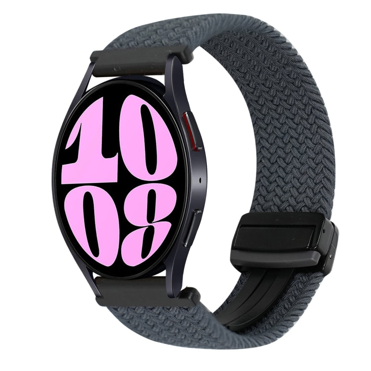 20mm Magnetische Schnalle geflochtenes Uhrenarmband, für Samsung Galaxy Watch 6, für Samsung Galaxy Watch 5