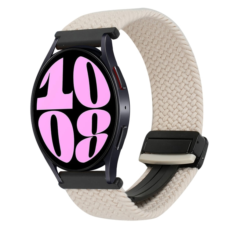 20mm Magnetische Schnalle geflochtenes Uhrenarmband, für Samsung Galaxy Watch 6, für Samsung Galaxy Watch 5