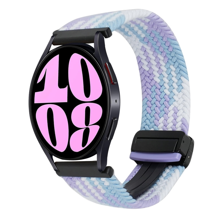 20mm Magnetische Schnalle geflochtenes Uhrenarmband, für Samsung Galaxy Watch 6, für Samsung Galaxy Watch 5