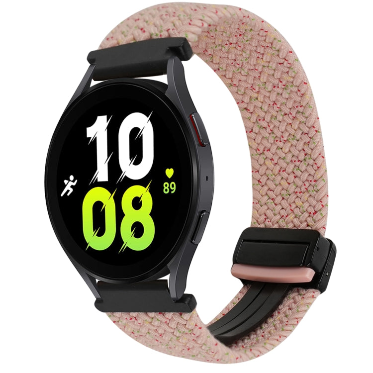 20mm Magnetische Schnalle geflochtenes Uhrenarmband, für Samsung Galaxy Watch 6, für Samsung Galaxy Watch 5