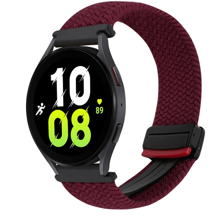 20mm Magnetische Schnalle geflochtenes Uhrenarmband, für Samsung Galaxy Watch 6, für Samsung Galaxy Watch 5