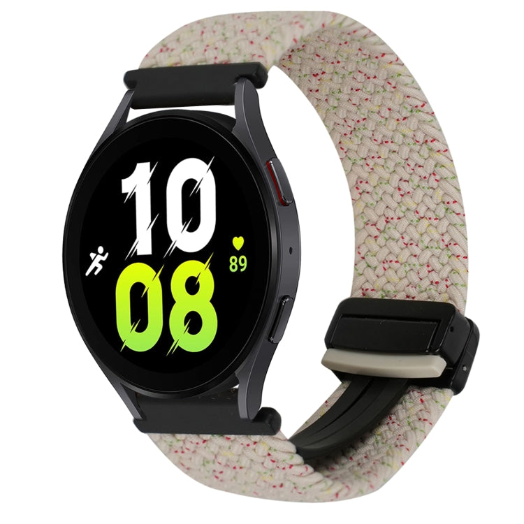 20mm Magnetische Schnalle geflochtenes Uhrenarmband, für Samsung Galaxy Watch 6, für Samsung Galaxy Watch 5