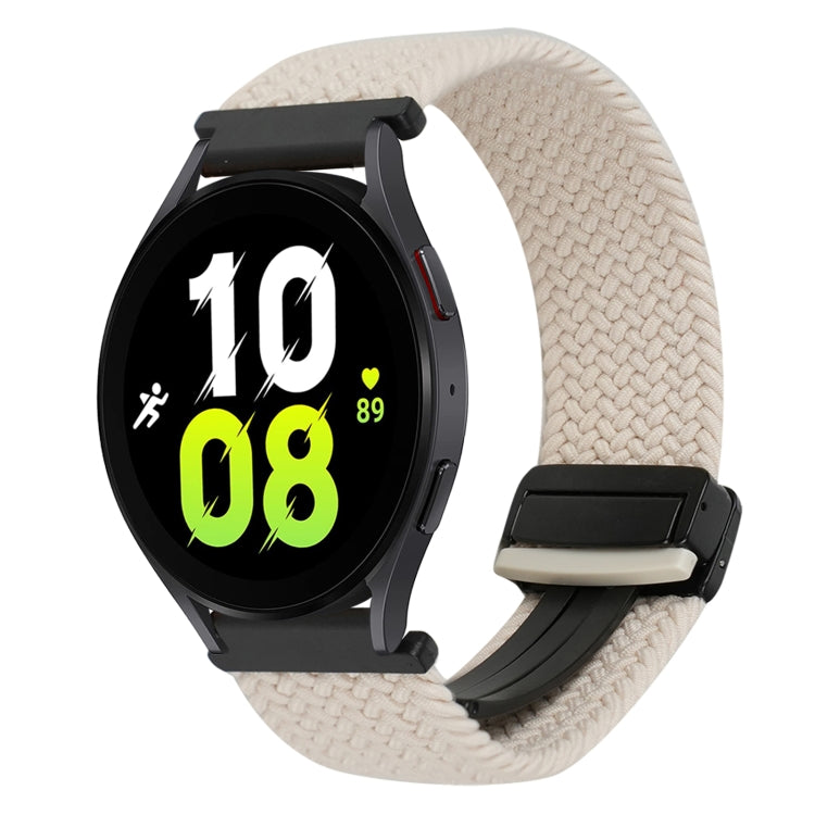 20mm Magnetische Schnalle geflochtenes Uhrenarmband, für Samsung Galaxy Watch 6, für Samsung Galaxy Watch 5