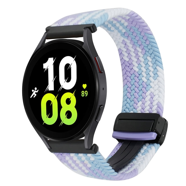 20mm Magnetische Schnalle geflochtenes Uhrenarmband, für Samsung Galaxy Watch 6, für Samsung Galaxy Watch 5