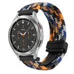 20mm Magnetic Buckle Braided Watch Strap, For Samsung Galaxy Watch 4, For Samsung Galaxy Watch 4 Classic