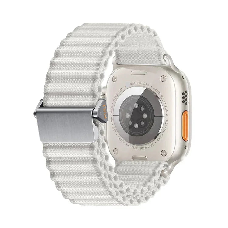 Offroad-Uhrenarmband aus geflochtenem Nylon mit Magnetverschluss, für Apple Watch Series 6 40mm, für Apple Watch Series 6 44mm, für Apple Watch Series 5 44mm, für Apple Watch Series 5 40mm, für Apple Watch Series 4 44mm, für Apple Watch Series 4 40mm