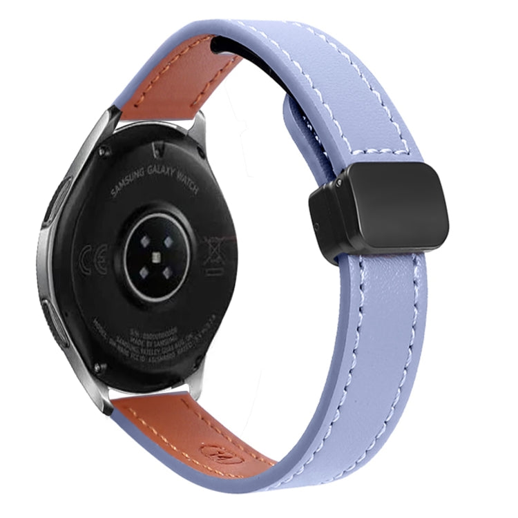 Slim Magnetic Buckle 20mm Microfiber Leather Watch Band, For Samsung Galaxy Watch 42mm, For Samsung Gear S2 Classic, For Samsung Galaxy Watch 7 40 / 44mm