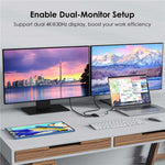 WAVLINK UHP510 Pro 87W PD Lade USB C zu Dual HD Konverter 4K 60Hz Monitor Adapter