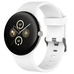 Einfarbiges Sport-Silikonarmband, für Google Pixel Watch 4 / Watch 3 45mm
