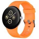 Einfarbiges Sport-Silikonarmband, für Google Pixel Watch 4 / Watch 3 45mm