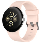 Einfarbiges Sport-Silikonarmband, für Google Pixel Watch 4 / Watch 3 45mm