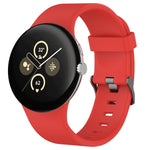 Einfarbiges Sport-Silikonarmband, für Google Pixel Watch 4 / Watch 3 45mm