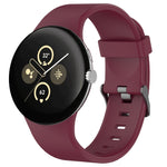 Einfarbiges Sport-Silikonarmband, für Google Pixel Watch 4 / Watch 3 45mm