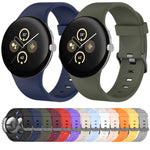 Einfarbiges Sport-Silikonarmband, für Google Pixel Watch 4 / Watch 3 45mm