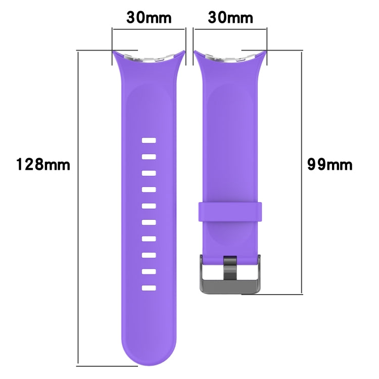 Einfarbiges Sport-Silikonarmband, für Google Pixel Watch 4 / Watch 3 45mm