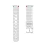 Gewelltes gepunktetes genähtes 20mm Silikon-Uhrenarmband, für Samsung Galaxy Watch FE 40mm, für Samsung Galaxy Watch 7 40 / 44mm, für Samsung Galaxy Watch 6 Classic 43 / 47mm, für Samsung Galaxy Watch 6 40 / 44mm