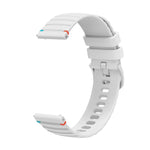 Welliges, gepunktetes, genähtes 20mm Silikon-Uhrenarmband, für Samsung Galaxy Gear Sport, für Samsung Galaxy Watch Active 2, für Samsung Galaxy Watch3 41mm, für Samsung Galaxy Watch Active