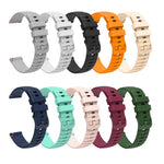 Welliges, gepunktetes, genähtes 20mm Silikon-Uhrenarmband, für Samsung Galaxy Watch 5 40 / 44mm, für Samsung Galaxy Watch 5 Pro 45mm, für Samsung Galaxy Watch 4 40 / 44mm, für Samsung Galaxy Watch 4 Classic 42 / 46mm