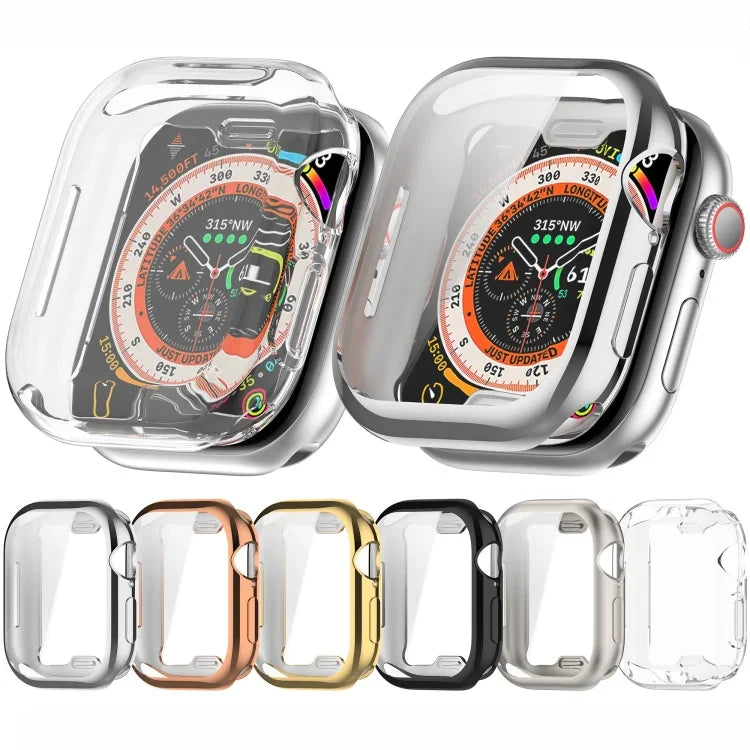 Komplett beschichtetes TPU-Schutzgehäuse für Apple Watch Series 11/10 (46 mm und 42 mm)