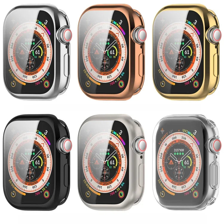 Komplett beschichtetes TPU-Schutzgehäuse für Apple Watch Series 11/10 (46 mm und 42 mm)