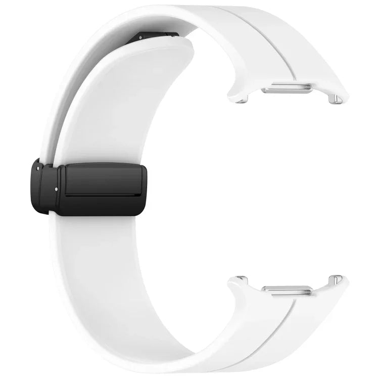 Silikonarmband im Groove-Stil mit Magnetverschluss für Samsung Galaxy Watch Ultra 47 mm