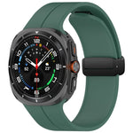 Silikonarmband im Groove-Stil mit Magnetverschluss für Samsung Galaxy Watch Ultra 47 mm