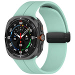 Silikonarmband im Groove-Stil mit Magnetverschluss für Samsung Galaxy Watch Ultra 47 mm