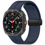 Silikonarmband im Groove-Stil mit Magnetverschluss für Samsung Galaxy Watch Ultra 47 mm