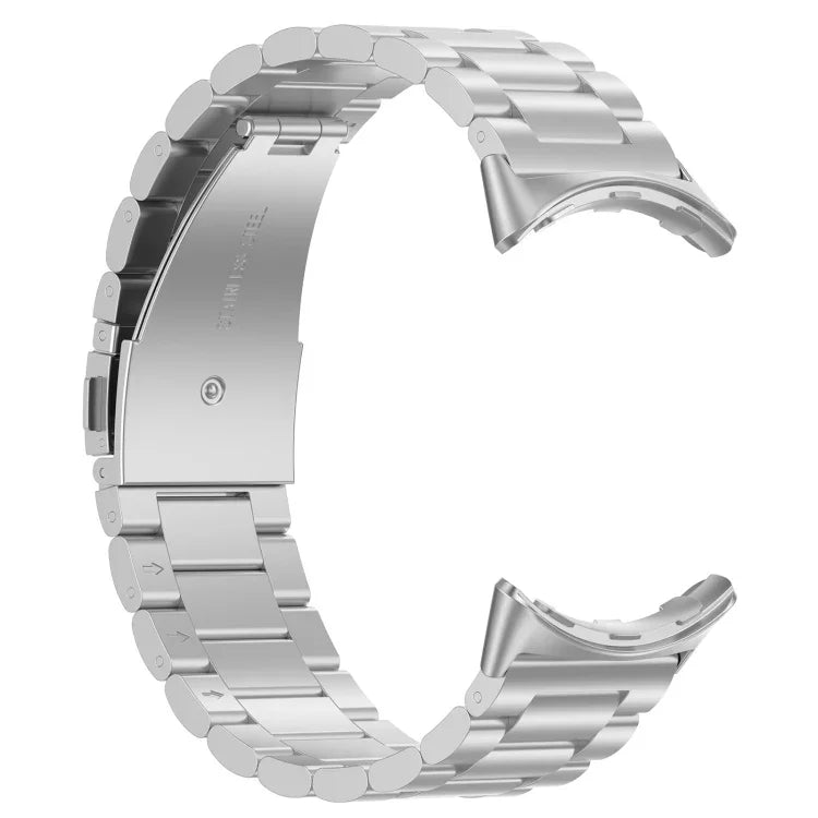 Dreireihiges Edelstahl-Uhrenarmband, passend für Google Pixel Watch 4 / Watch 3 (45 mm) und Google Pixel Watch 4 / 3 / 2 / 1 (41 mm)