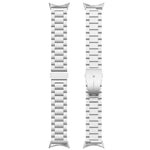Dreireihiges Edelstahl-Uhrenarmband, passend für Google Pixel Watch 4 / Watch 3 (45 mm) und Google Pixel Watch 4 / 3 / 2 / 1 (41 mm)
