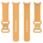 Silikon-Uhrenarmband mit Schmetterlingsschließe, einfarbig, Größe: L, für Google Pixel Watch 4 / Watch 3 (45 mm) und Google Pixel Watch 4 / 3 / 2 / 1 (41 mm)
