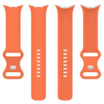 Silikon-Uhrenarmband mit Schmetterlingsschließe, einfarbig, Größe: L, für Google Pixel Watch 4 / Watch 3 (45 mm) und Google Pixel Watch 4 / 3 / 2 / 1 (41 mm)