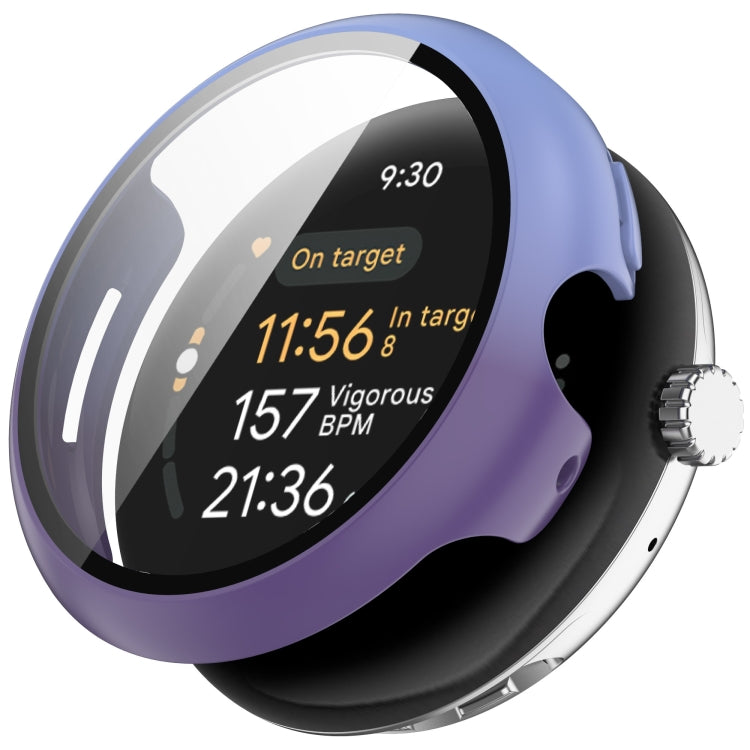 PC + Tempered Film Integrated Watch Protective Case, For Google Pixel Watch 3 45mm, For Google Pixel Watch 3 41mm