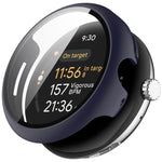PC + Tempered Film Integrated Watch Protective Case, For Google Pixel Watch 3 45mm, For Google Pixel Watch 3 41mm