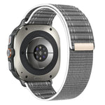 Armband aus Nylon mit Klettverschluss und Meereswellenmuster für Samsung Galaxy Watch Ultra 47 mm / Ultra 2025