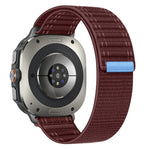 Armband aus Nylon mit Klettverschluss und Meereswellenmuster für Samsung Galaxy Watch Ultra 47 mm / Ultra 2025
