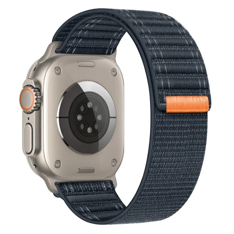 Sea Wave Nylon-Armband mit Klettverschluss, passend für Apple Watch SE 2023 (44 mm), Apple Watch SE 2023 (40 mm), Apple Watch Ultra 2 (49 mm), Apple Watch Series 9 (45 mm), Apple Watch Series 9 (41 mm), Apple Watch Ultra (49 mm) ...
