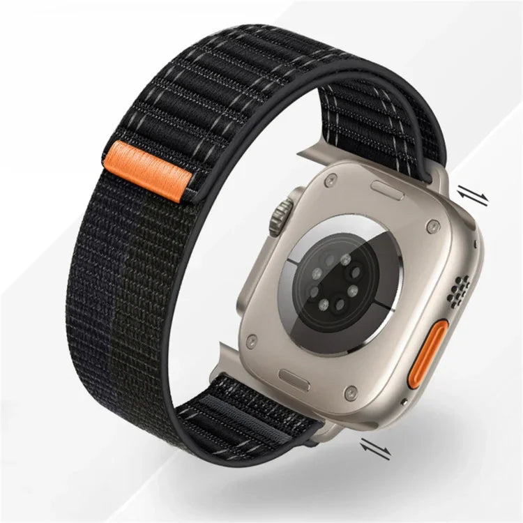 Sea Wave Nylon-Armband mit Klettverschluss, passend für Apple Watch SE 2022 (40 mm), Apple Watch SE 2022 (44 mm), Apple Watch Series 7 (41 mm), Apple Watch Series 7 (45 mm), Apple Watch Series 6 (40 mm), Apple Watch Series 6 (44 mm) ...