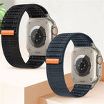 Sea Wave Nylon-Armband mit Klettverschluss, passend für Apple Watch SE 2022 (40 mm), Apple Watch SE 2022 (44 mm), Apple Watch Series 7 (41 mm), Apple Watch Series 7 (45 mm), Apple Watch Series 6 (40 mm), Apple Watch Series 6 (44 mm) ...