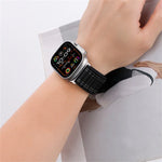 Sea Wave Nylon-Armband mit Klettverschluss, passend für Apple Watch SE 2022 (40 mm), Apple Watch SE 2022 (44 mm), Apple Watch Series 7 (41 mm), Apple Watch Series 7 (45 mm), Apple Watch Series 6 (40 mm), Apple Watch Series 6 (44 mm) ...