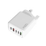 120W 3 PD Typ-C Dual USB Multi-Port-Ladegerät für Mobiltelefone, UK-Stecker, UK-Stecker