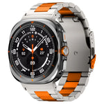 Drei-Perlen-Armband aus Titanlegierung für Samsung Galaxy Watch Ultra 47 mm
