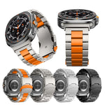 Drei-Perlen-Armband aus Titanlegierung für Samsung Galaxy Watch Ultra 47 mm