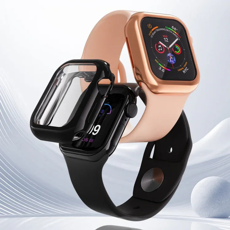 Vollständige Schutzhülle aus galvanisiertem TPU für Apple Watch Series 11/10 (46 mm) und Apple Watch Series 11/10 (42 mm).