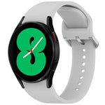 Solid Color Colorful Buckle Quick Release Silicone Watch Band, For Samsung Galaxy Watch 5 40 / 44mm, For Samsung Galaxy Watch 5 Pro, For Samsung Galaxy Watch 4 40 / 44mm, For Samsung Galaxy Watch 4 Classic 46 / 42mm